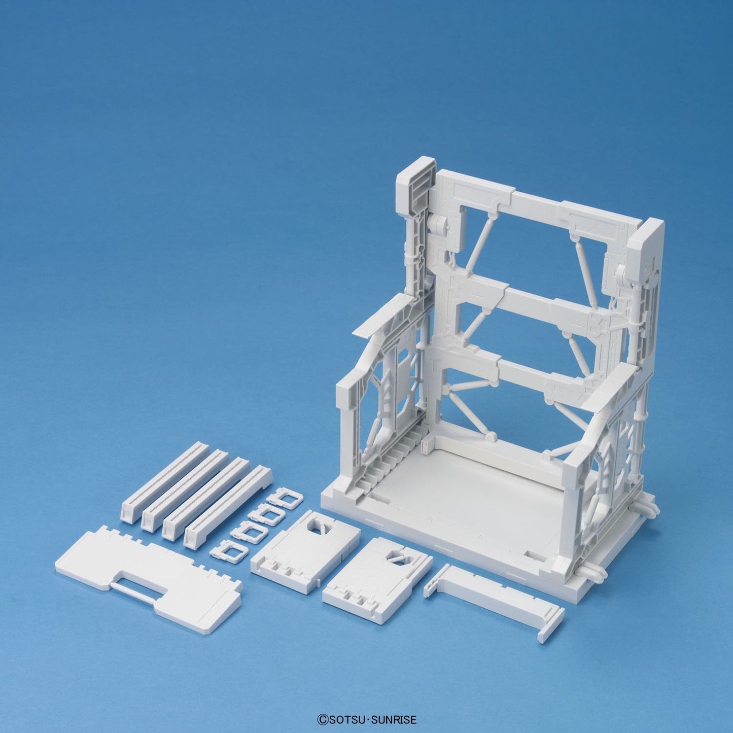 EXP006 System Base 001 White BUILDERS PARTS 1/144
