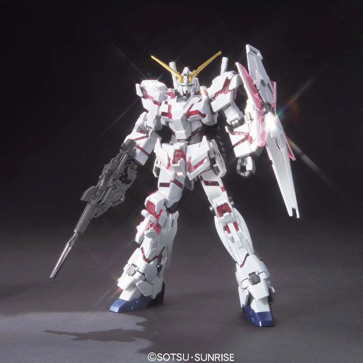 HGUC 1/144 #100 RX-0 Unicorn Gundam [Destroy Mode] Titanium Finish