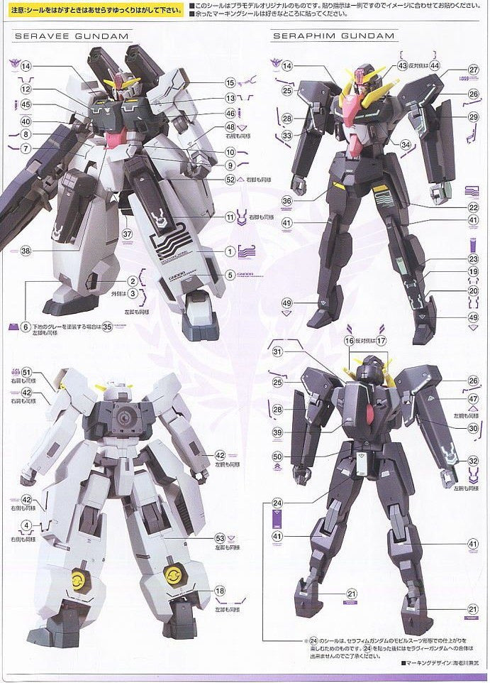 NG 1/100 Seravee Gundam Desginers Color