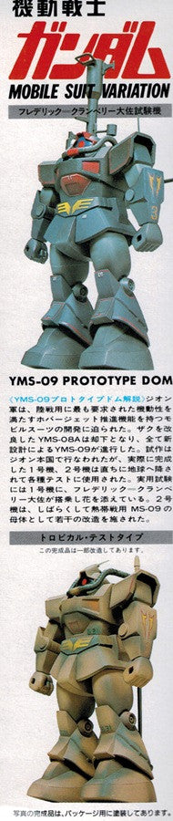 HG 1/144 YMS-09 Prototype Dom