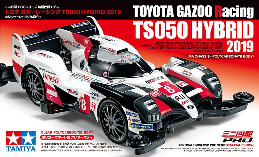 JR Toyota Gazoo Racing TS050 Hybrid 2019 Mini 4WD