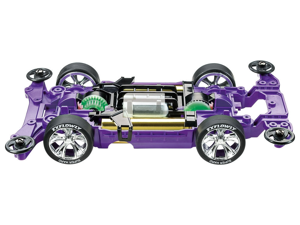 JR Exflowly Polycarbonate Body Special (Purple) Mini 4WD