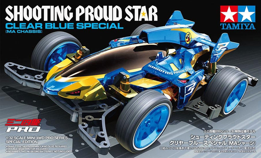 JR Shooting Proud Star (Clear Blue Special) Mini 4WD