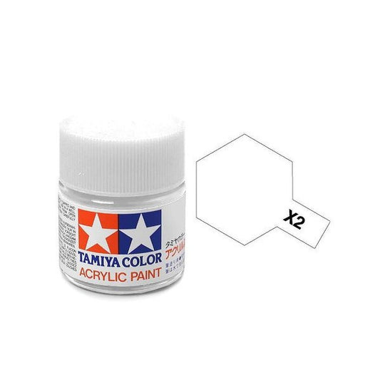 Tamiya Color Acrylic Paint 23ml Bottle X-2 White