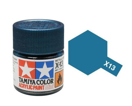Tamiya Color Acrylic Paint Mini Bottle X-13 Metallic Blue