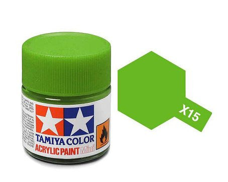 Tamiya Color Acrylic Paint Mini Bottle X-15 Light Green