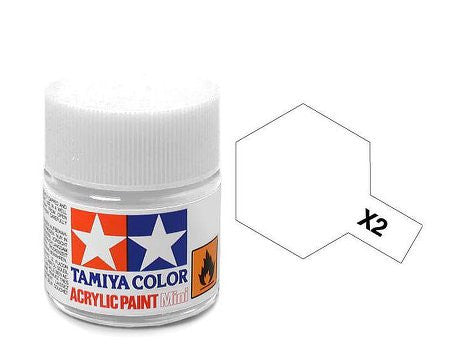 Tamiya Color Acrylic Paint Mini Bottle X-2 White