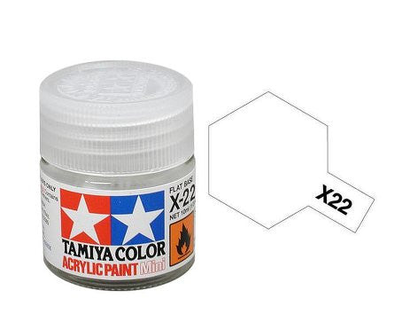 Tamiya Color Acrylic Paint Mini Bottle X-22 Clear