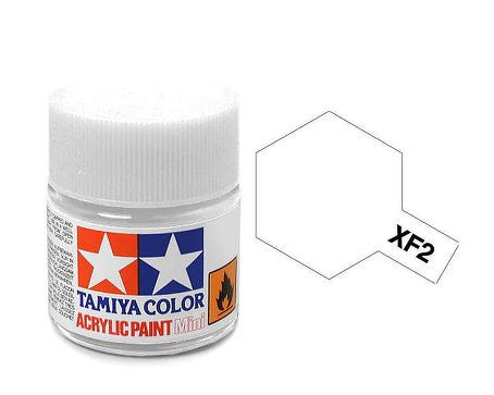 Tamiya Color Acrylic Paint Mini Bottle XF-2 Flat White