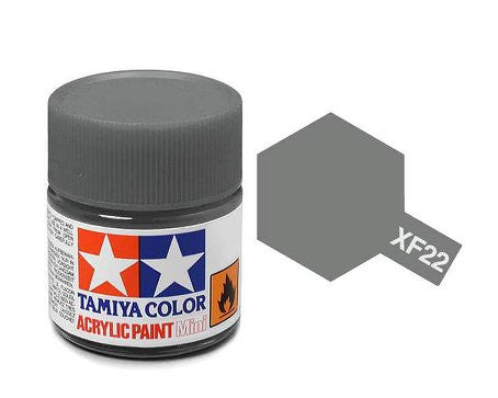 Tamiya Color Acrylic Paint Mini Bottle XF-22 RLM Grey