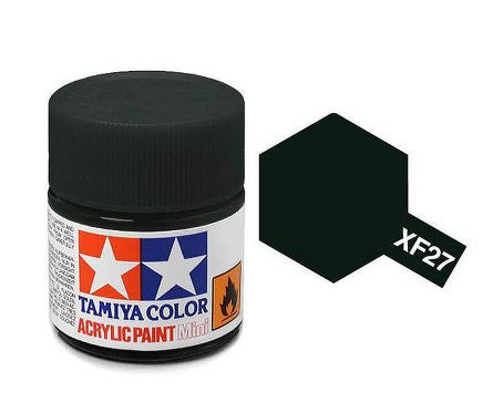 Tamiya Color Acrylic Paint Mini Bottle XF-27 Black Green