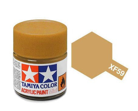 Tamiya Color Acrylic Paint Mini Bottle XF-59 Desert Yellow