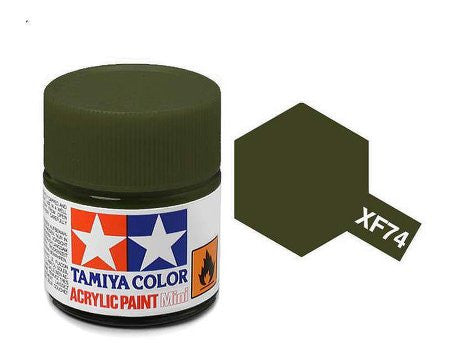 Tamiya Color Acrylic Paint Mini Bottle XF-74 OD (JGSDF)