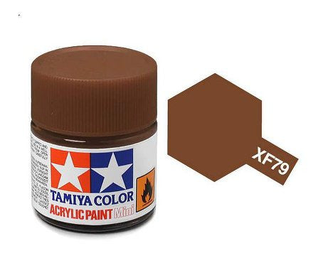 Tamiya Color Acrylic Paint Mini Bottle XF-79 Linoleum Deck Brown