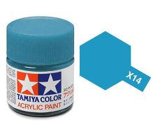 Tamiya Color Acrylic Paint 23ml Bottle X-14 Sky Blue