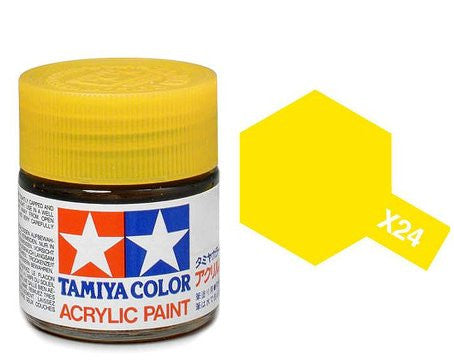 Tamiya Color Acrylic Paint Mini Bottle X-24 Clear Yellow