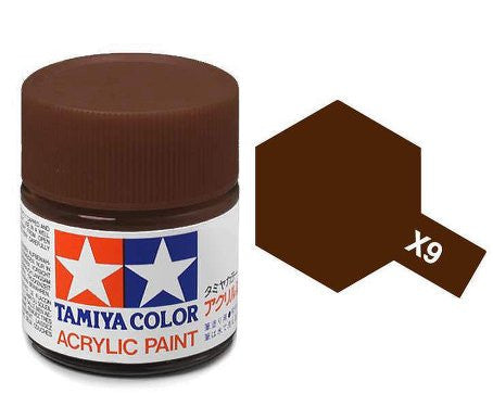 Tamiya Color Acrylic Paint Mini Bottle X-9 Brown