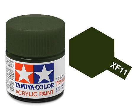 Tamiya Color Acrylic Paint Mini Bottle XF-11 J.N. Green