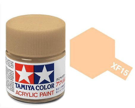 Tamiya Color Acrylic Paint Mini Bottle XF-15 Flat Flesh