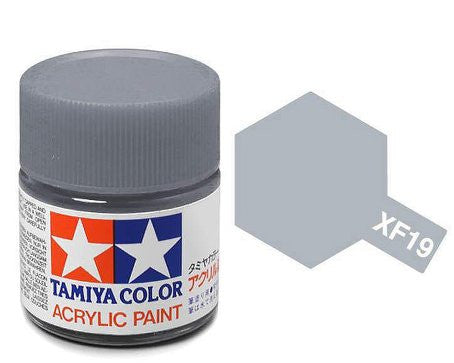 Tamiya Color Acrylic Paint Mini Bottle XF-19 Sky Grey