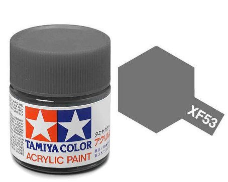 Tamiya Color Acrylic Paint Mini Bottle XF-53 Neutral Grey