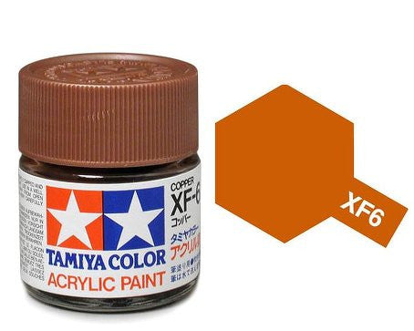 Tamiya Color Acrylic Paint Mini Bottle XF-6 Copper