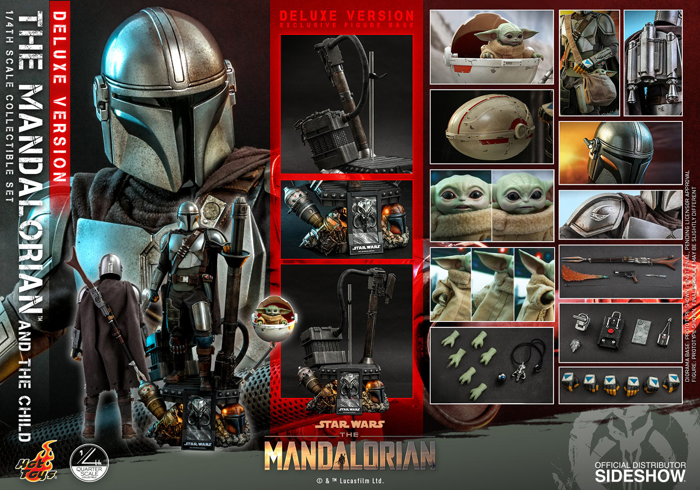 The Mandalorian™ and The Child (Deluxe) Collectible Set Hot Toys