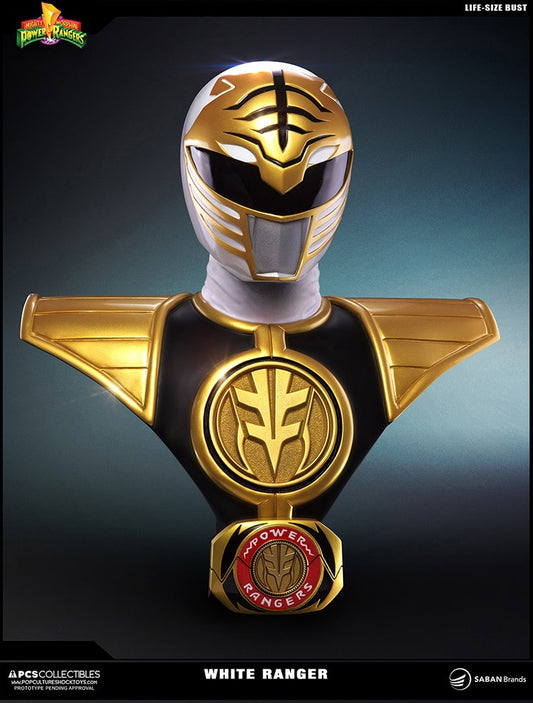 White Ranger Life Size Bust - Mighty Morphin' Power Rangers